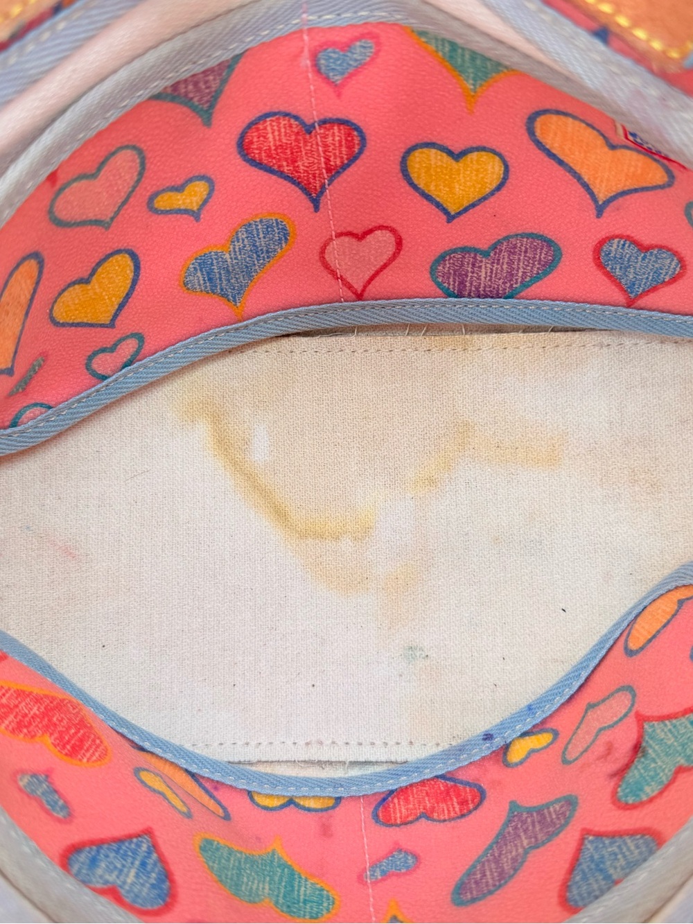 DOONEY & BOURKE Vintage Y2K Sweetheart Crayon Hearts Mini Satchel - Picture 11 of 12